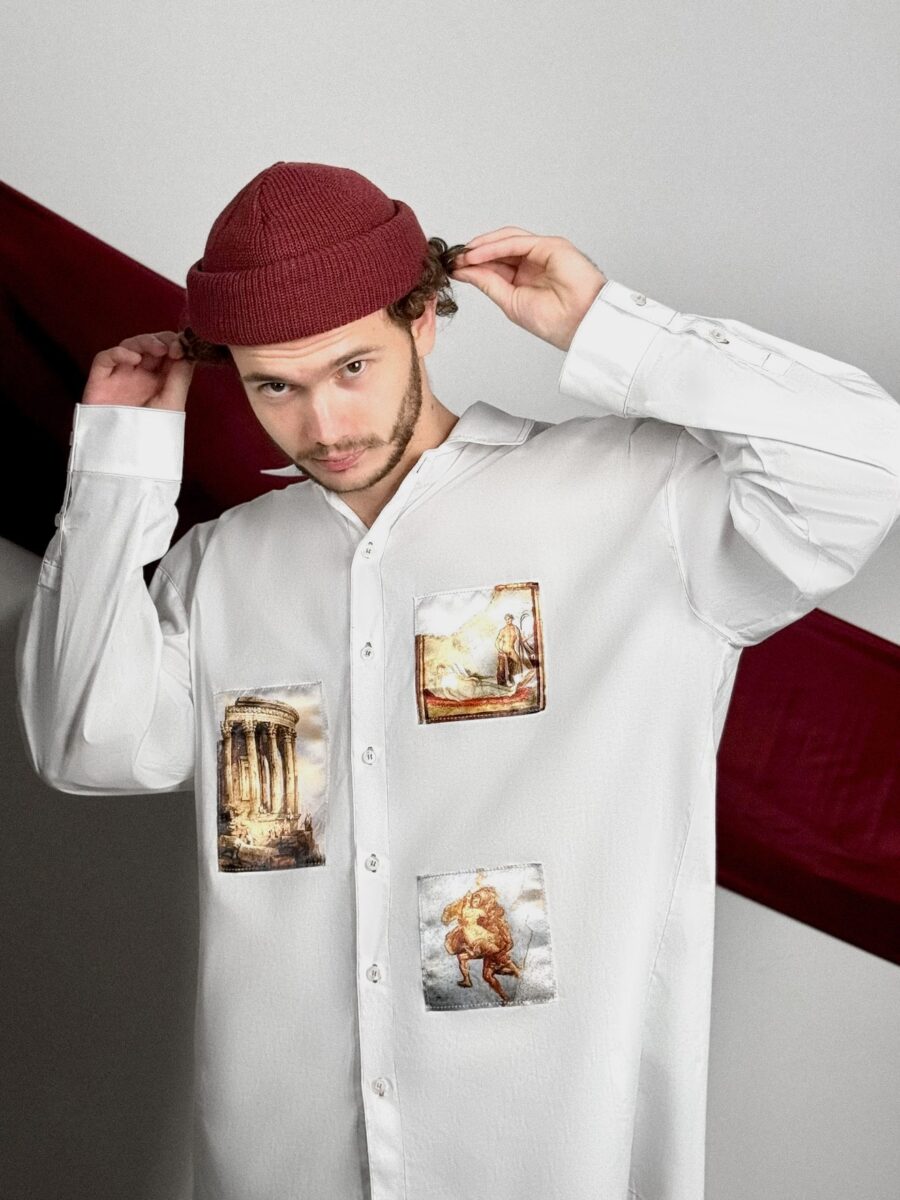 РУБАШКА OVERSIZED "АНТИЧНОСТЬ" — изображение 4