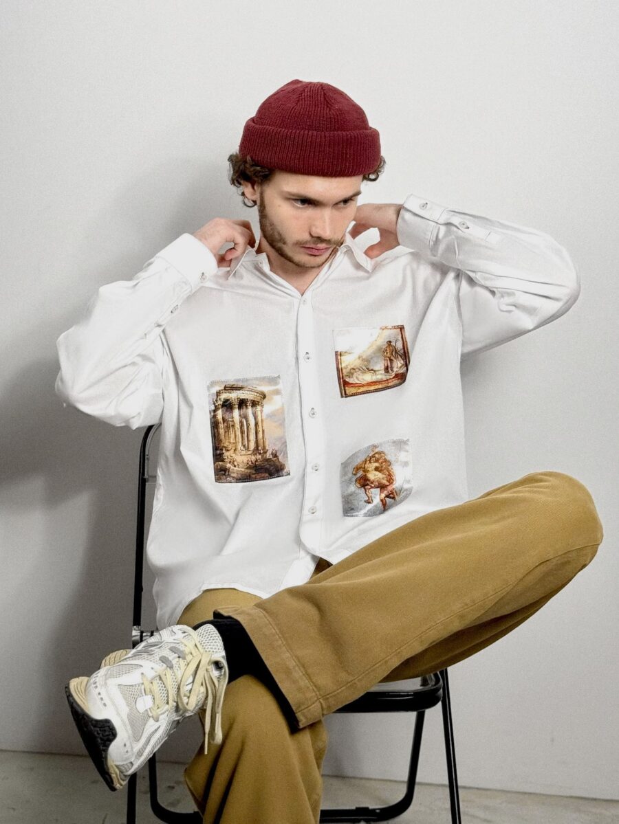 РУБАШКА OVERSIZED "АНТИЧНОСТЬ" — изображение 8