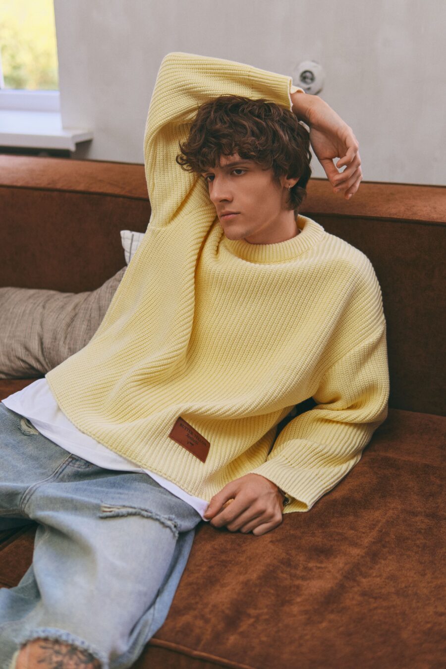 Кроп Свитер «Butter»